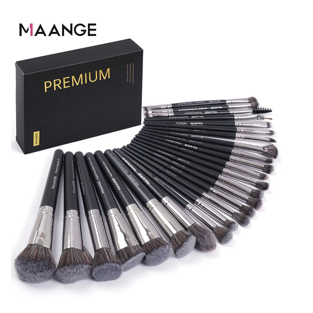 MAANGE Coffret cadeau Kit de 25 pinceaux de maquillage professionnel