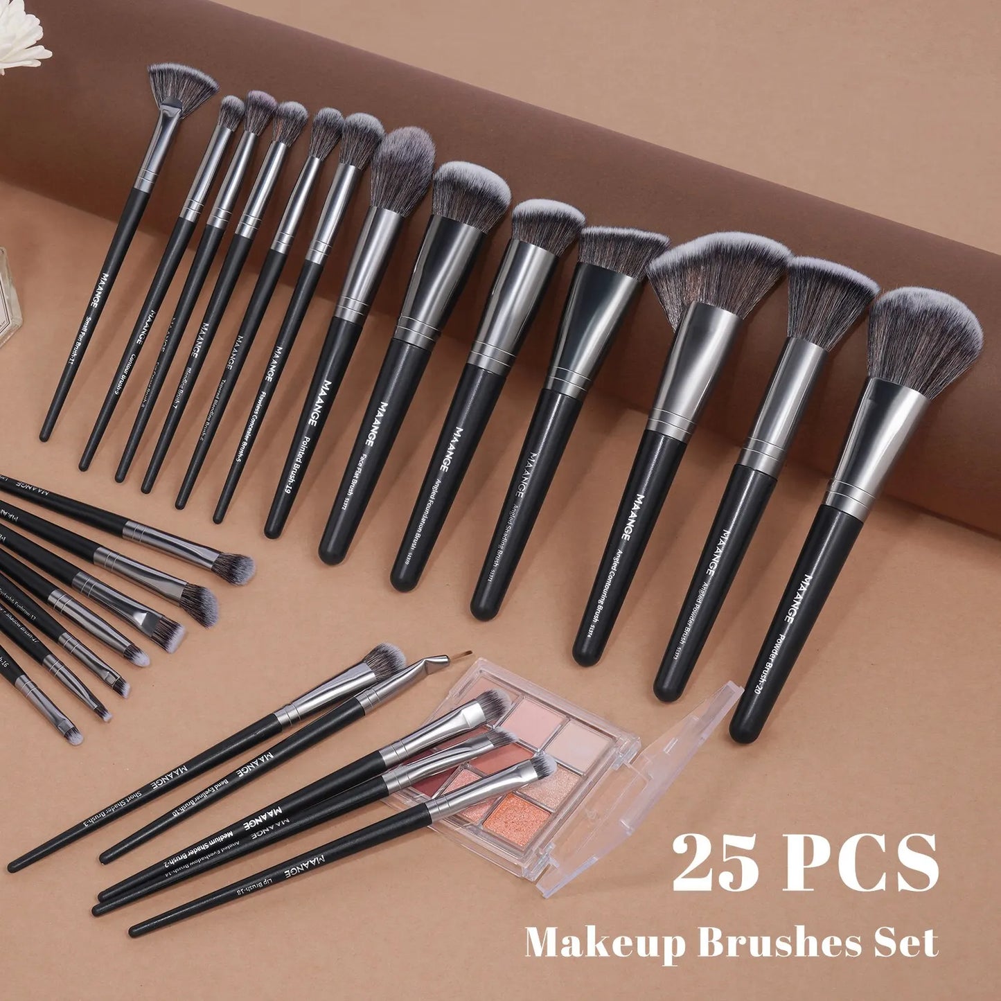 MAANGE Coffret cadeau Kit de 25 pinceaux de maquillage professionnel